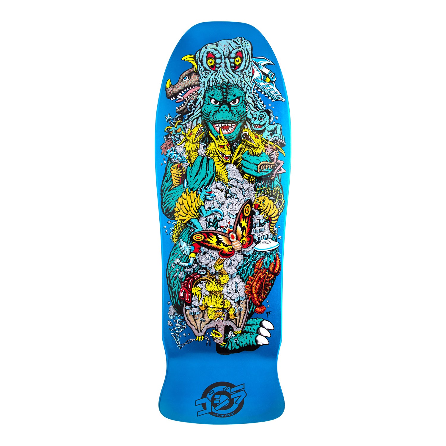Godzilla Kaiju Roskopp 10.125in x 30.2in Santa Cruz Decks
