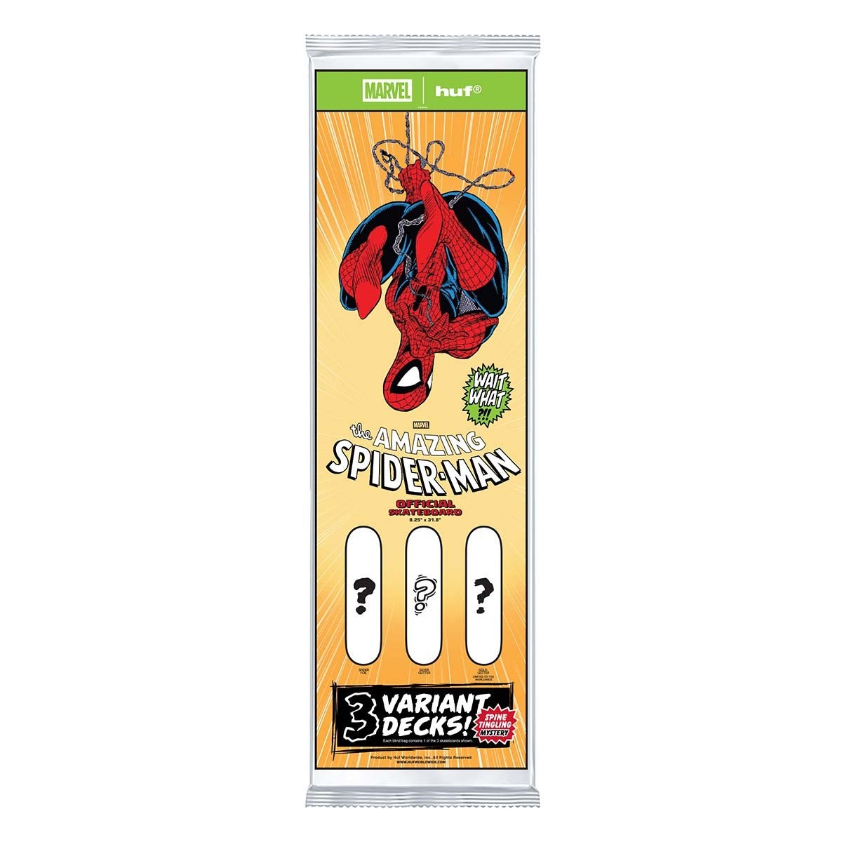 HUF x Marvel Spider-Man Issue 321 Blind Bag Deck | Foreverfly Skate