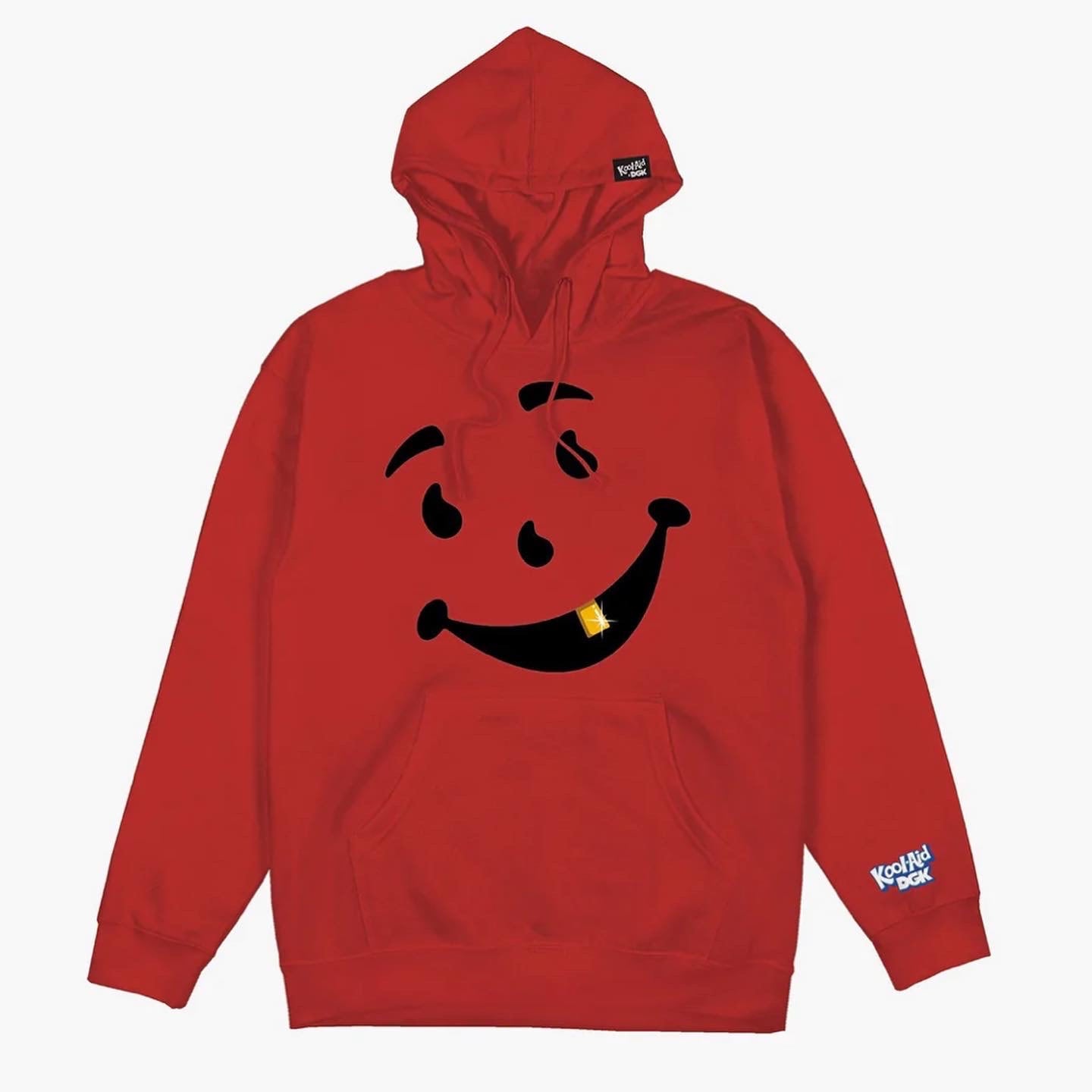 DGK x Kool-Aid Thirst Hooded Fleece Red | Foreverfly Skate