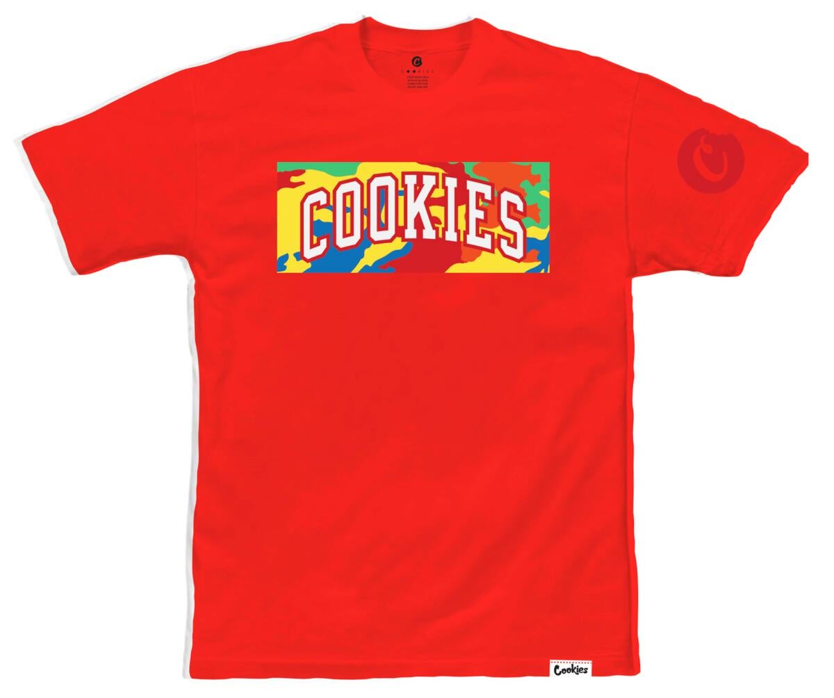 red cookies shirt